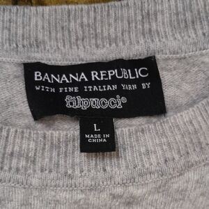Banana Republic Soft Sweater With Fine Italian Yarn